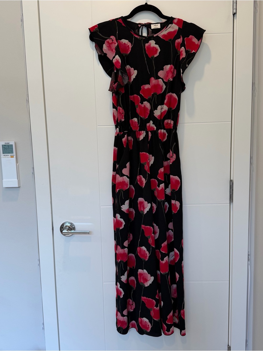 Aritzia Flutter Sleeve Jumpsuit XS - Poppy Floral Print